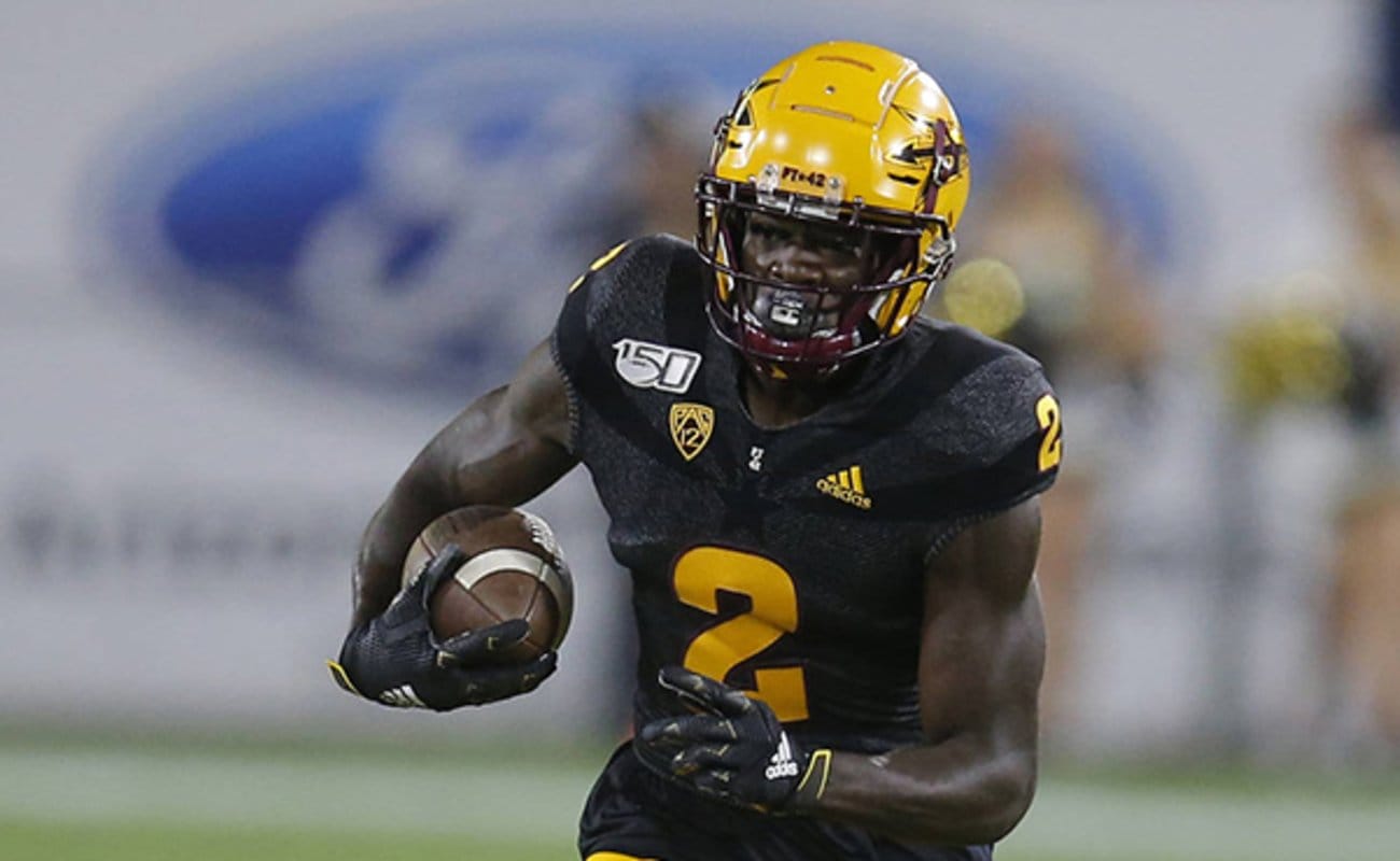 Brandon Aiyuk during a football game