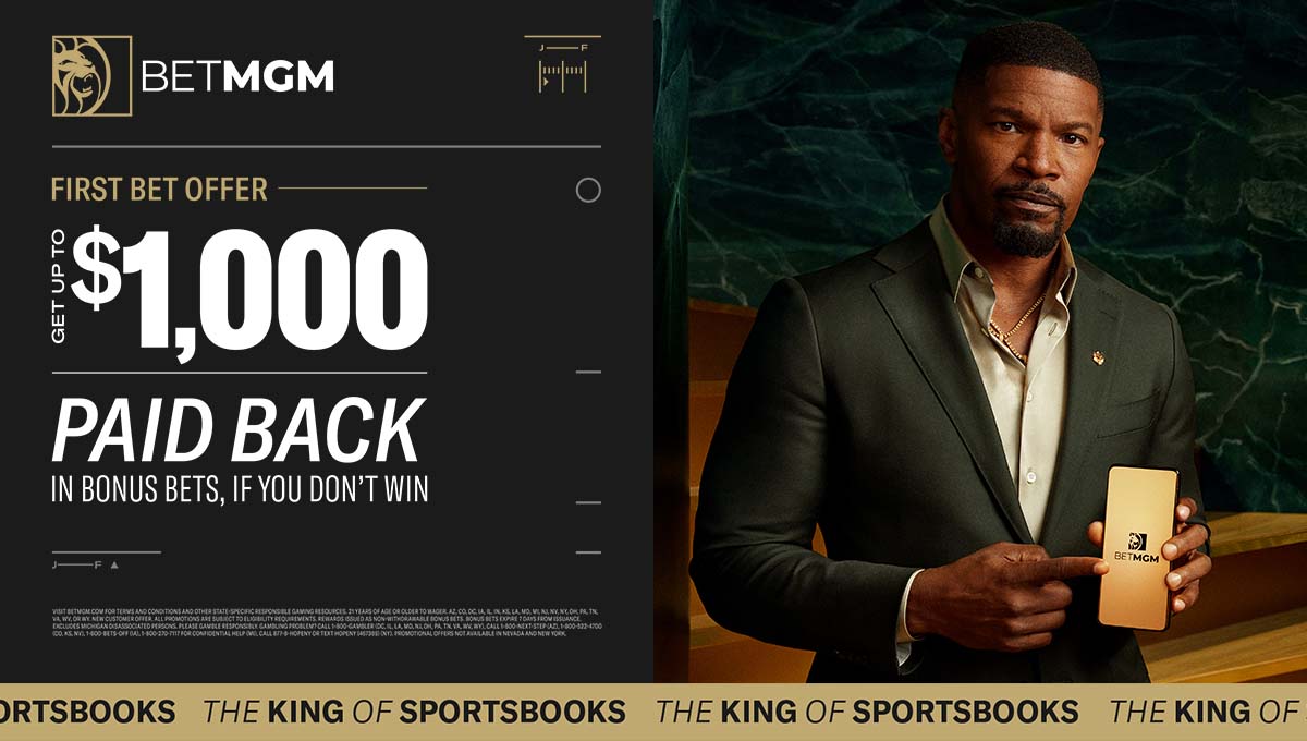 meaning of designated for assignment in baseball Actor Jamie Foxx on the Welcome Offer BetMGM's banner.