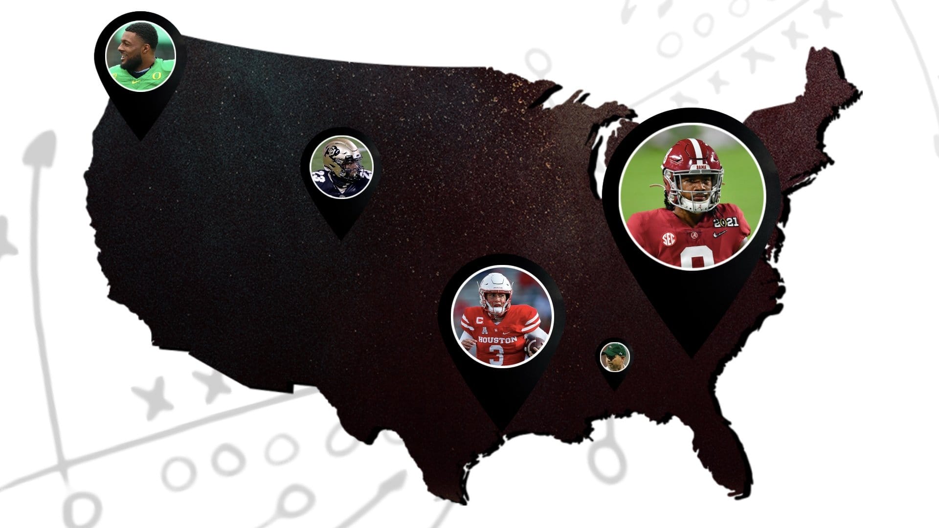 College Football Geography 2021