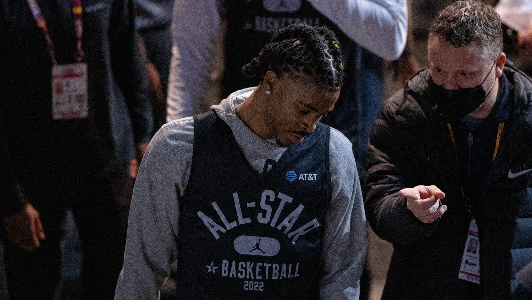 Ja Morant at the NBA's All-Star Weekend.