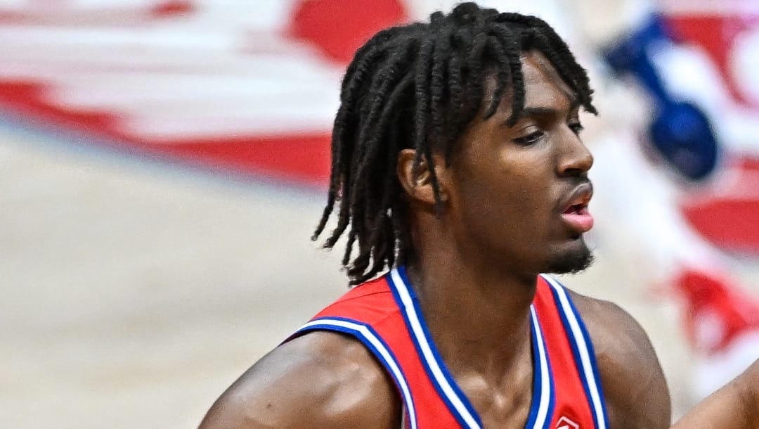 Tyrese Maxey in a recent NBA game for the 76ers.