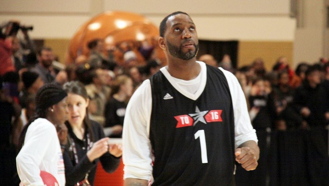 Tracy McGrady at the NBA All-Star Game.