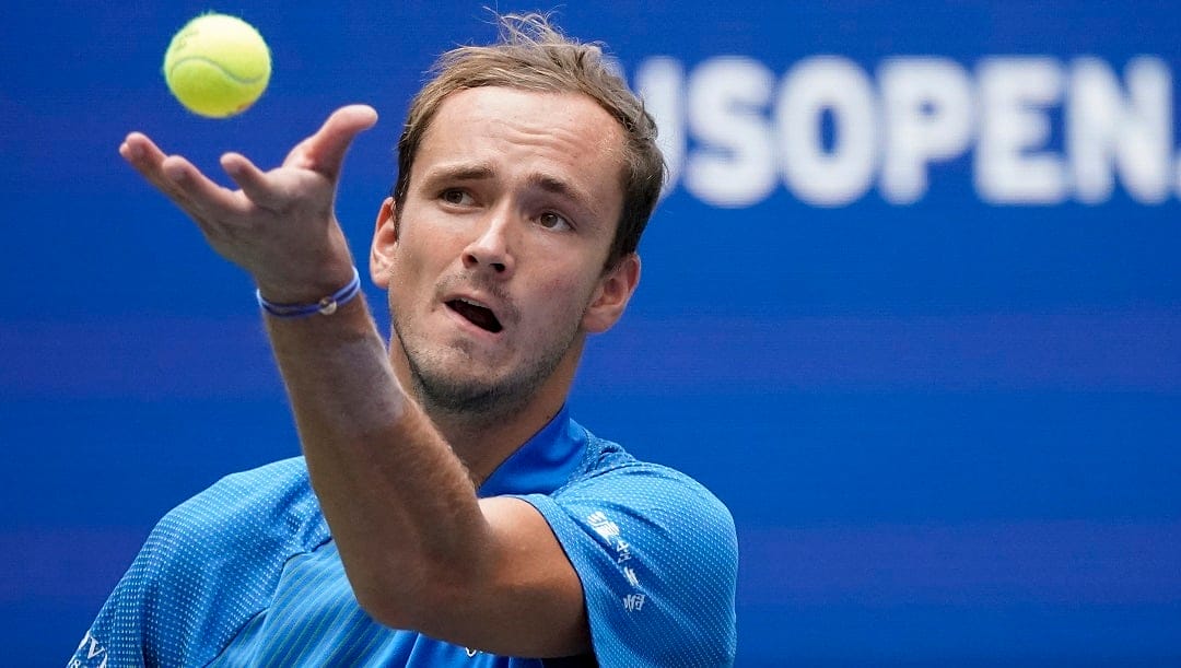 Daniil Medvedev is defending his 2021 US Open title this year. At +260 to win, he's the favorite in the US Open odds tennis betting market.