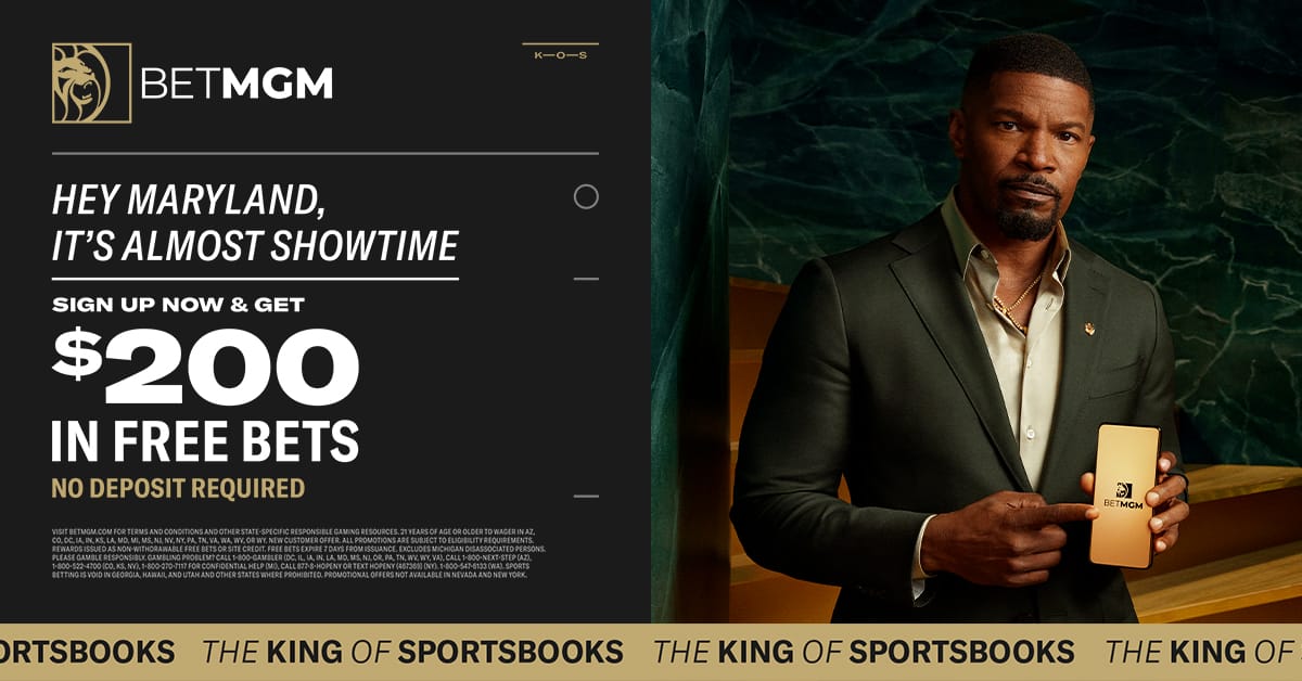 In anticipation of sports betting in Maryland going live on January 1, 2023, learn how to pre-register at BetMGM to sign up for $200 in free bets.