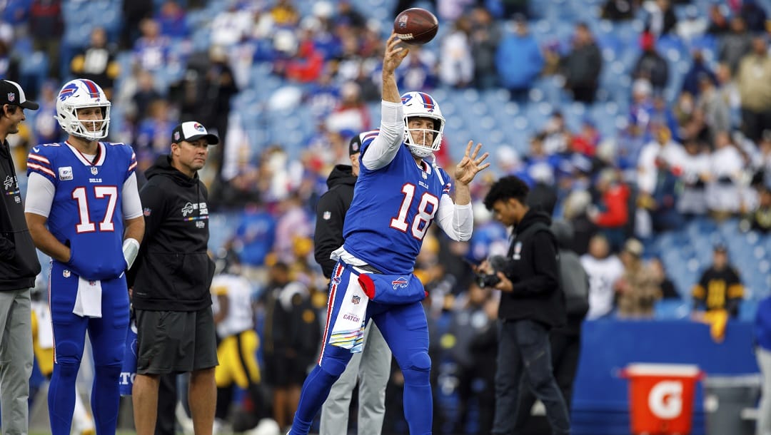 NFL odds for the Buffalo Bills have dropped aggressively throughout the week with news that Case Keenum may start in place of Josh Allen.