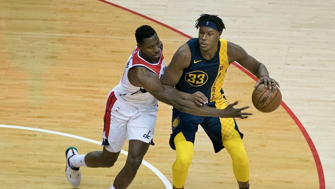 Myles Turner in a recent game.