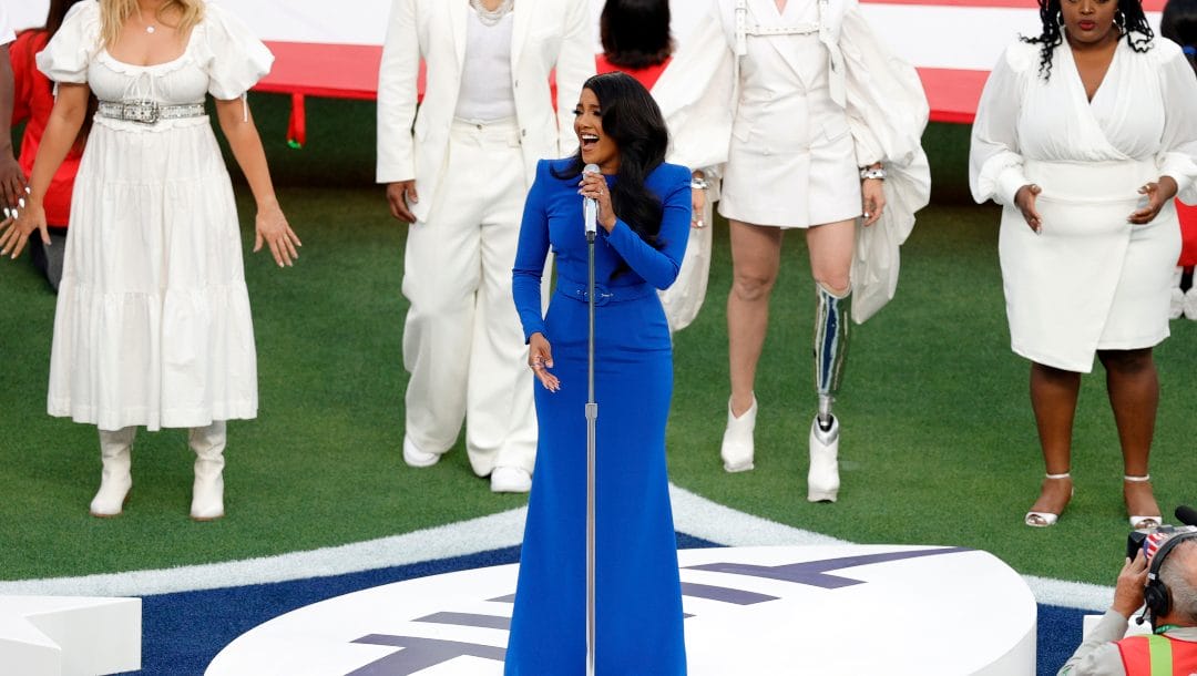 Who Sang the Super Bowl National Anthem in 2022?