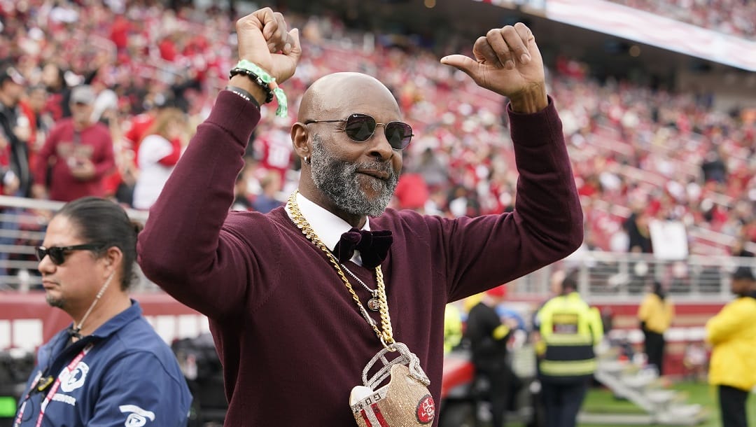 Decades later, Jerry Rice is still the record holder for NFL playoff receiving touchdowns.
