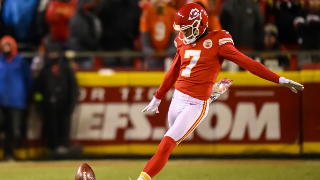 Chiefs kicker Harrison Butker will play an important role in Super Bowl LVII.