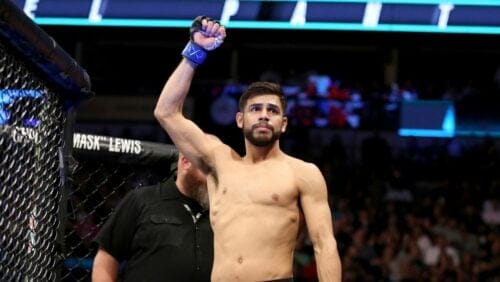 Yair Rodriguez is seen before his fight against Frankie Edgar in a mixed martial arts bout at UFC 211 on Saturday, May 13, 2017.