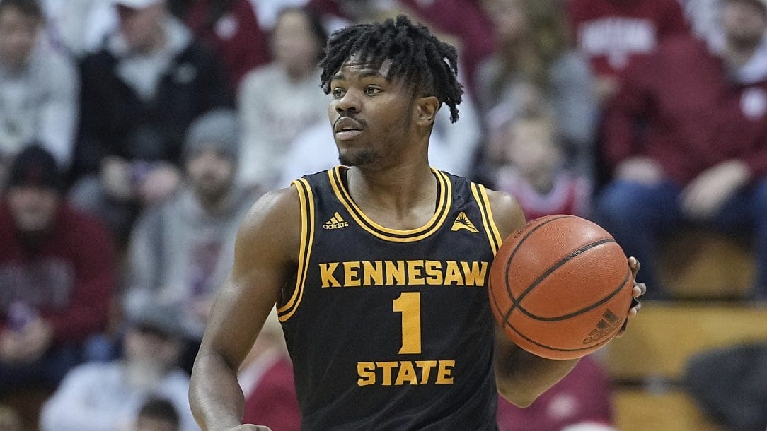 Kennesaw State's Terrell Burden hit a free throw with one second left in the ASUN championship game to send the Owls to the NCAA Tournament.