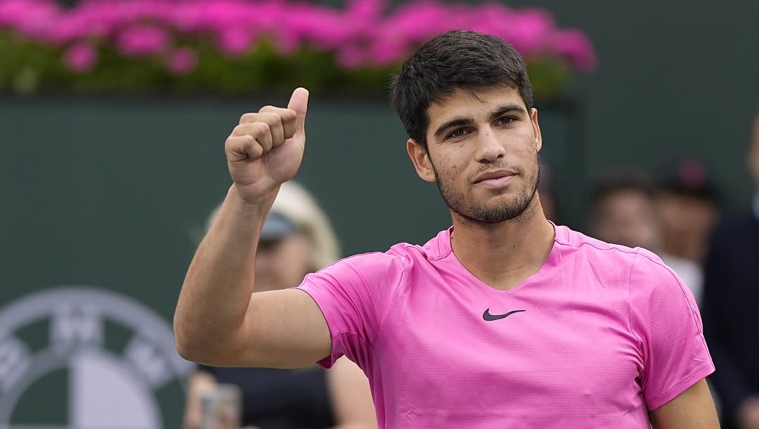 Carlos Alcaraz won the men's draw at Indian Wells in 2023.