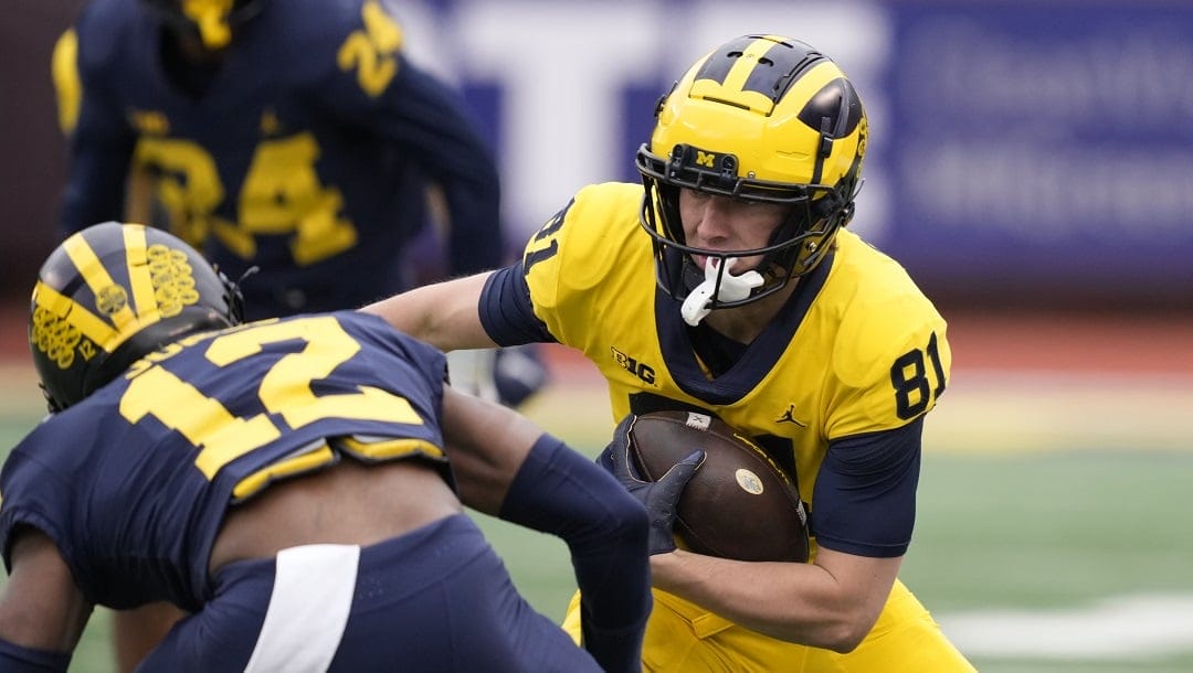 The college football spring game for Michigan was early on the schedule in 2023.