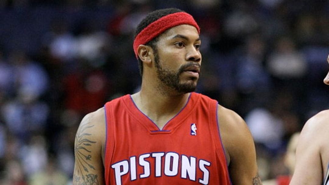 Rasheed Wallace during an NBA game against the Washington Wizards in December 2008.