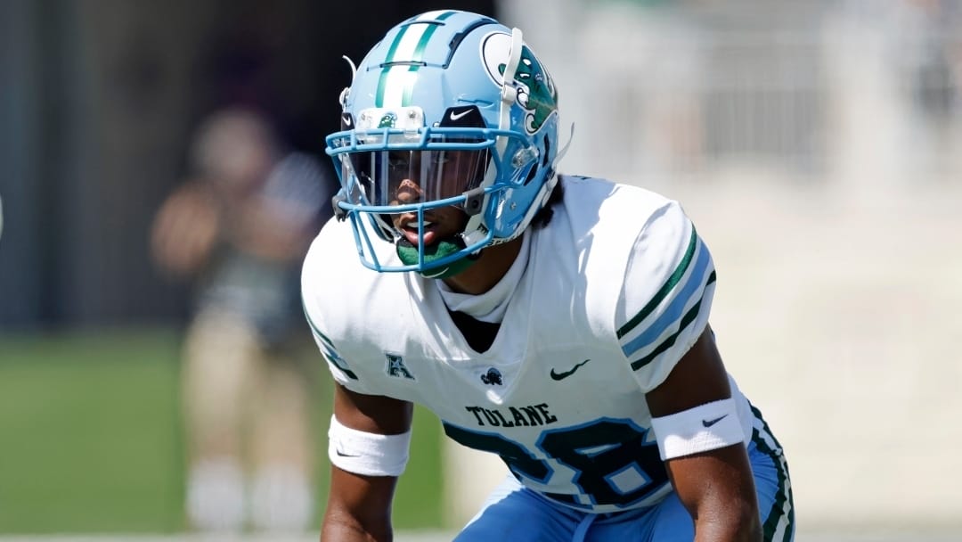 Tulane defensive back Jadon Canady during an NCAA football game on Saturday, Sept. 17, 2022 in Manhattan, Kan.(AP Photo/Colin E. Braley)