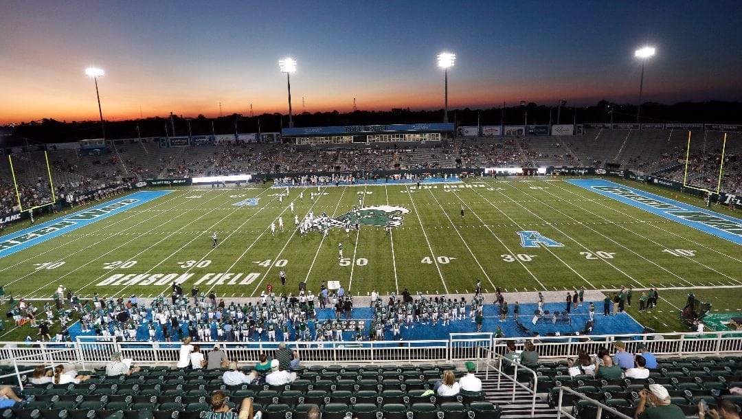 A general view of Yulman Stadium during an NCAA football game between Tulane and UAB on Saturday, Sept. 25, 2021, in New Orleans.