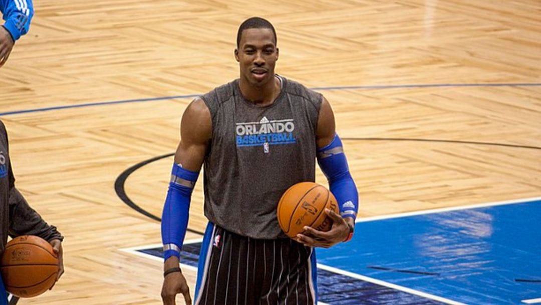 Dwight Howard of the Orlando Magic during a shootaround in December 2010.