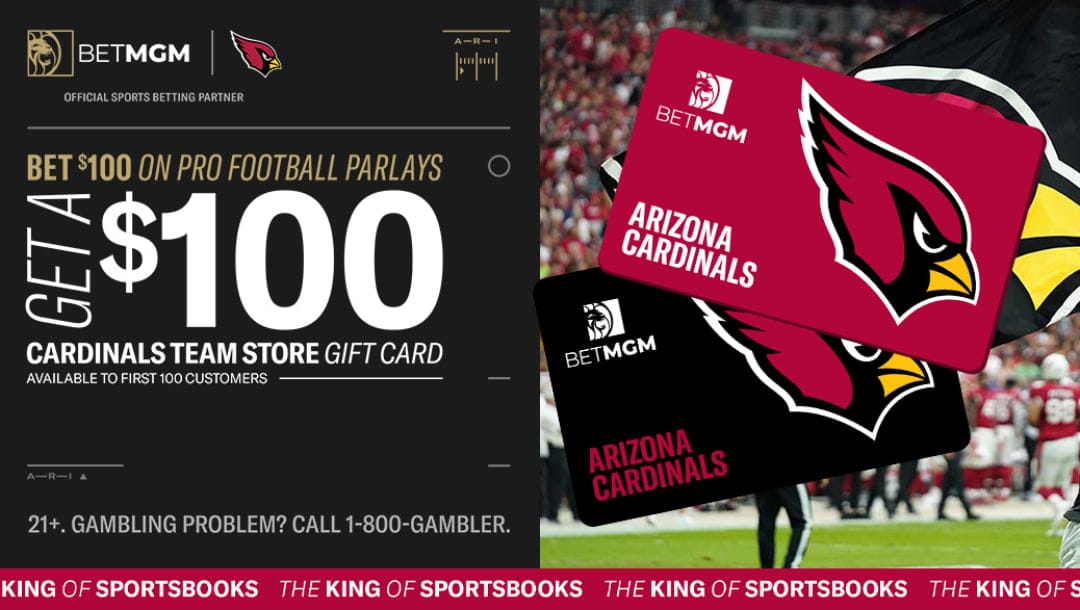 BetMGM Arizona Cardinals Promo Gift Cards