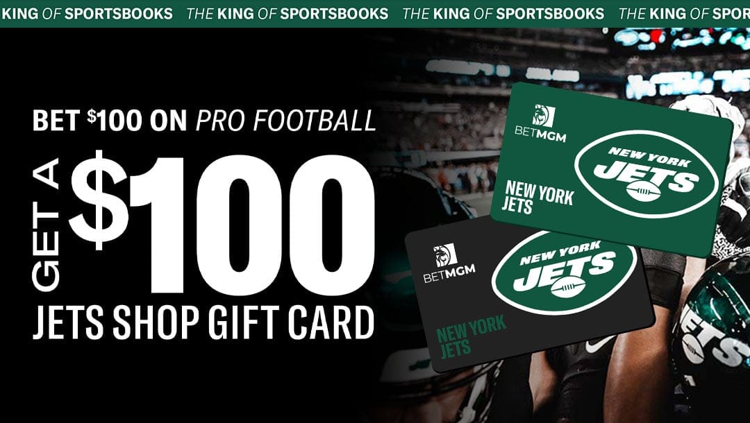 BetMGM New York Jets Promo Gift Cards