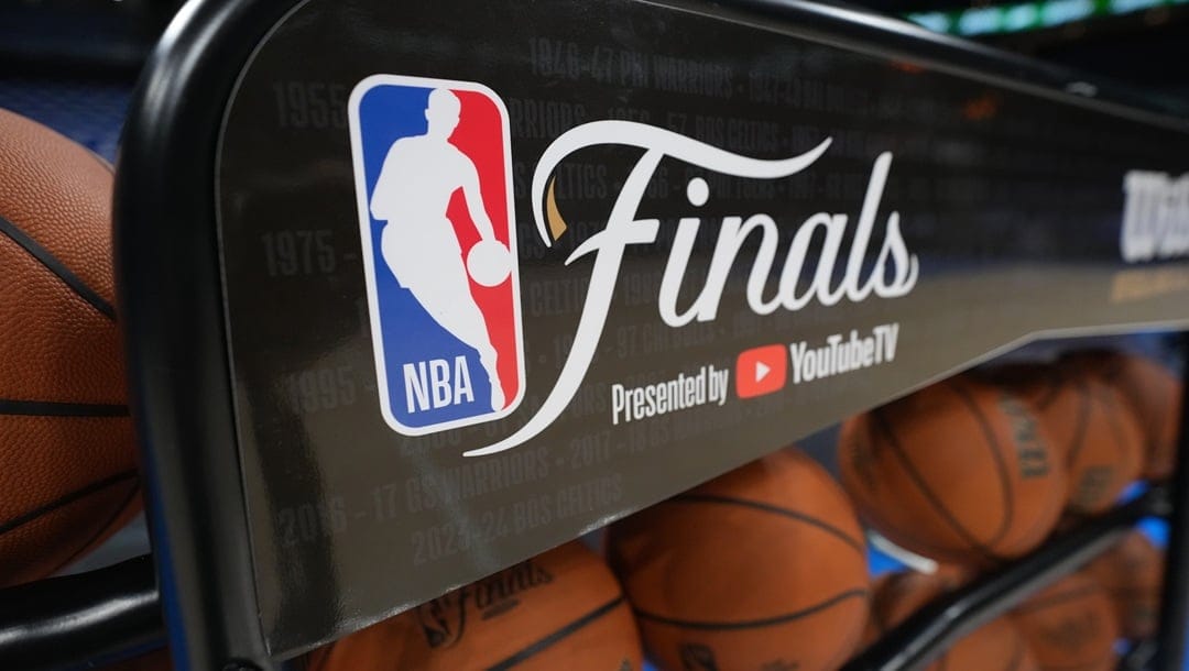 OKLAHOMA CITY, OK - JUNE 8: A generic basketball photo of the Official Wilson basketball before the game between the Indiana Pacers and the Oklahoma City Thunder during Game Two of the 2025 NBA Finals on June 8, 2025 at Paycom Center in Oklahoma City, Oklahoma.