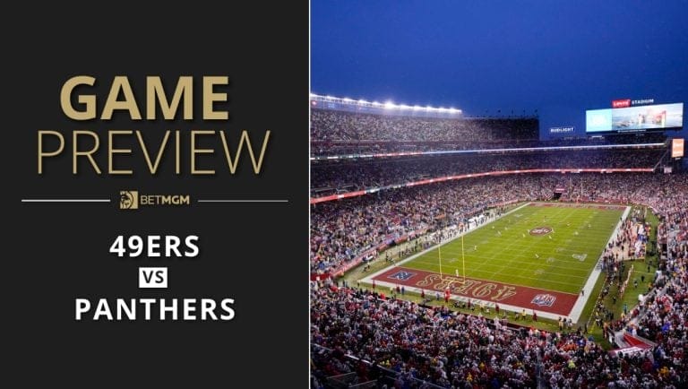 See the latest NFL Week 12 odds, picks and predictions for 49ers vs. Panthers on November 24 at Levi’s Stadium.